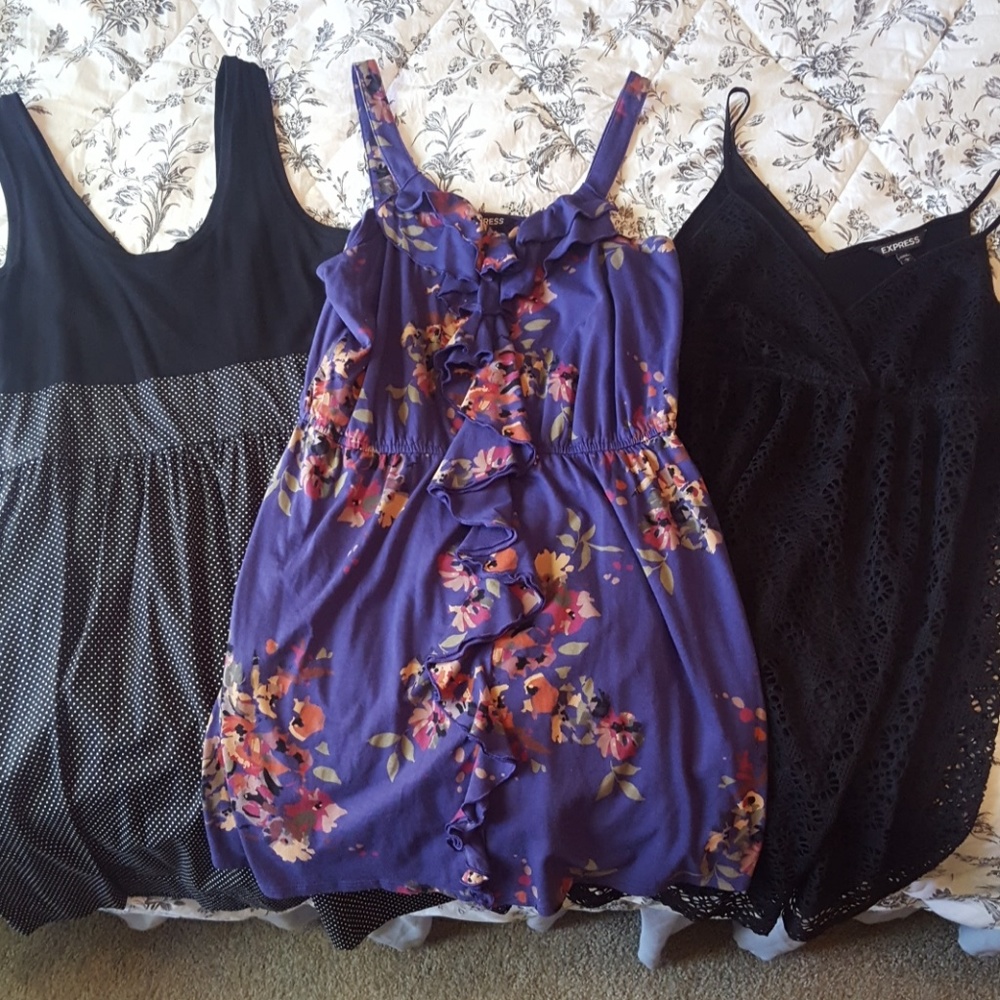 Bundle of 3 Express dresses! (12, Lrg,Lrg)
